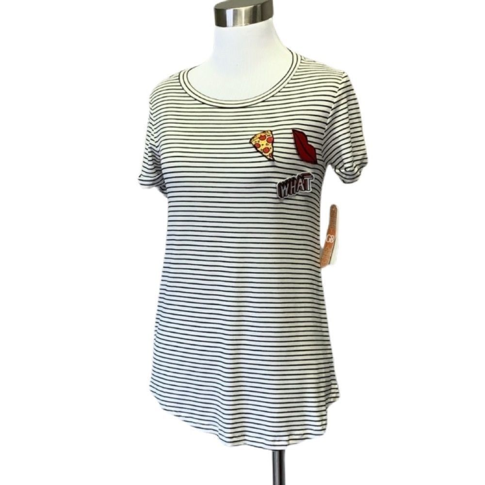 Gianni Bini patch tee shirt NWT